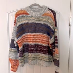 Multi striped urban outfitters sweater. Size S